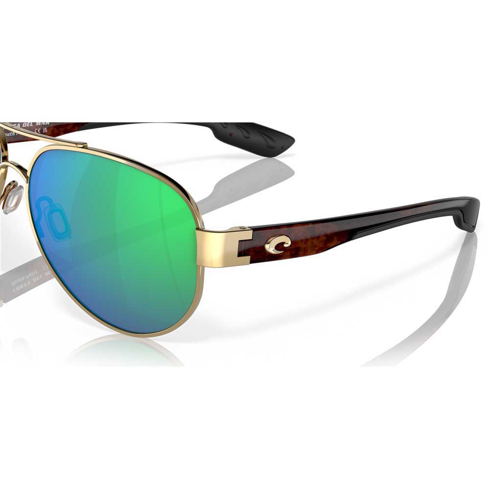 Купить Costa 06S4010-40100959 Зеркальные поляризованные солнцезащитные очки South Point Gold Green Mirror 580P/CAT2 7ft.ru в интернет магазине Семь Футов