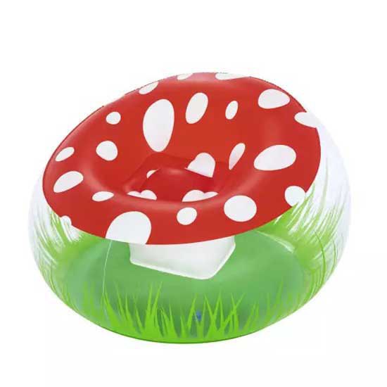 Купить Bestway 75123 младший воздушный стул Mighty Mushroom 112x112x66 cm Красный Multicolour 112x112x66 cm 7ft.ru в интернет магазине Семь Футов