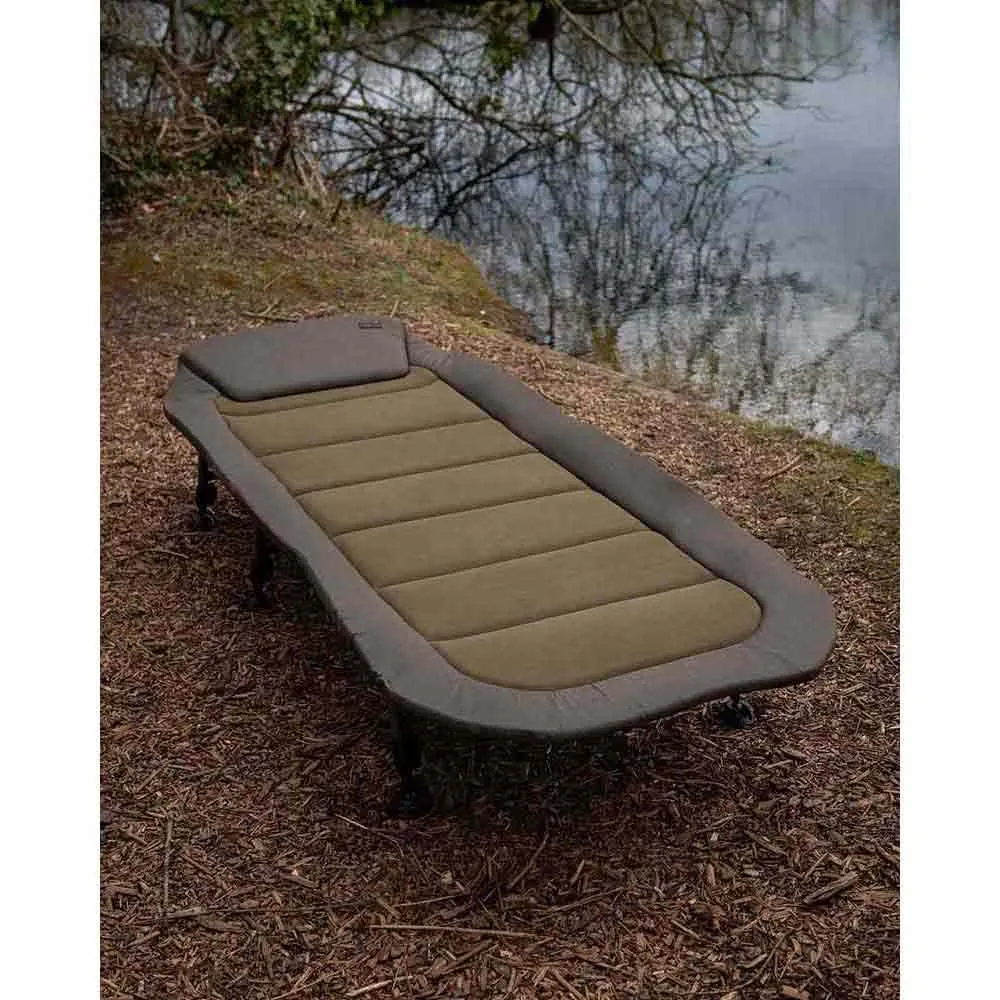 Купить Fox international CBC113 Раскладушка для Карпфишинга Voyager Compact Коричневый Dark Green 205 x 85 x 30 cm 7ft.ru в интернет магазине Семь Футов