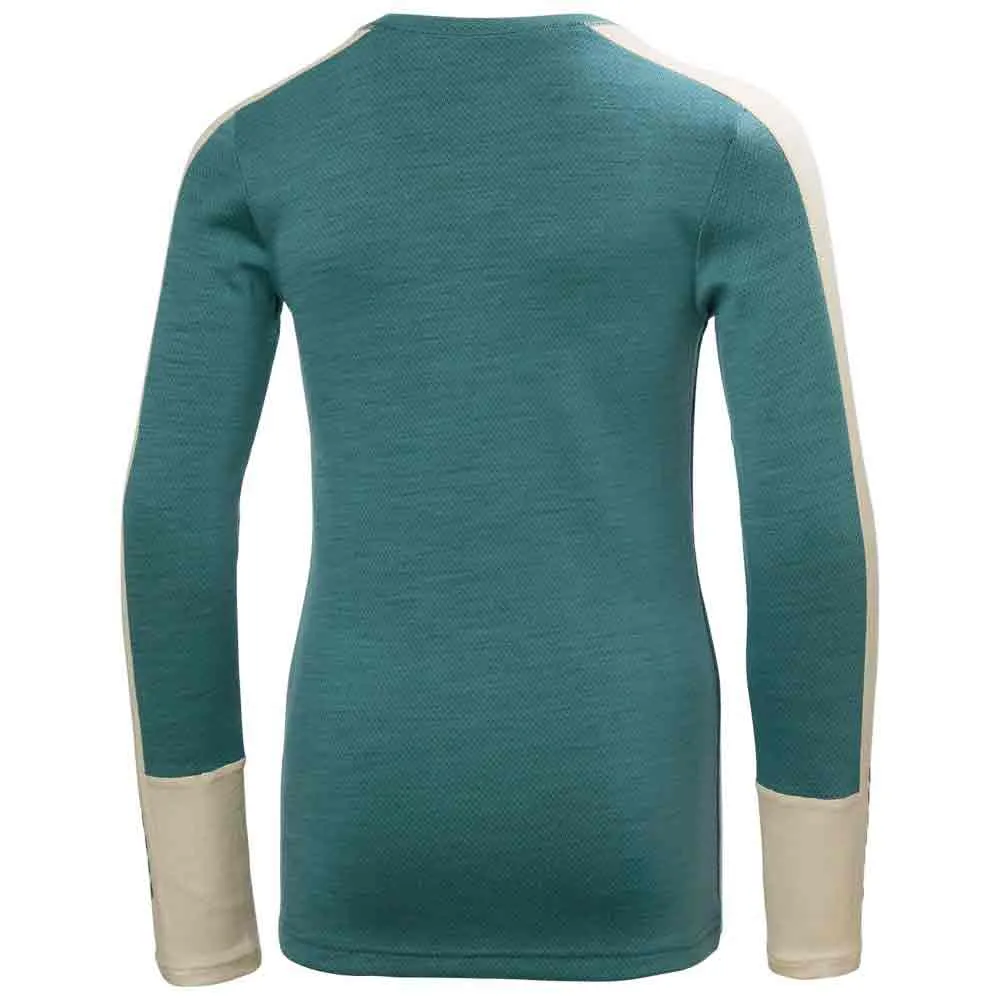 Купить Helly hansen 49403-494-13 Комплект термобелья с длинным рукавом Lifa merino midweight Opal Green 30x22x4 13 Years 7ft.ru в интернет магазине Семь Футов