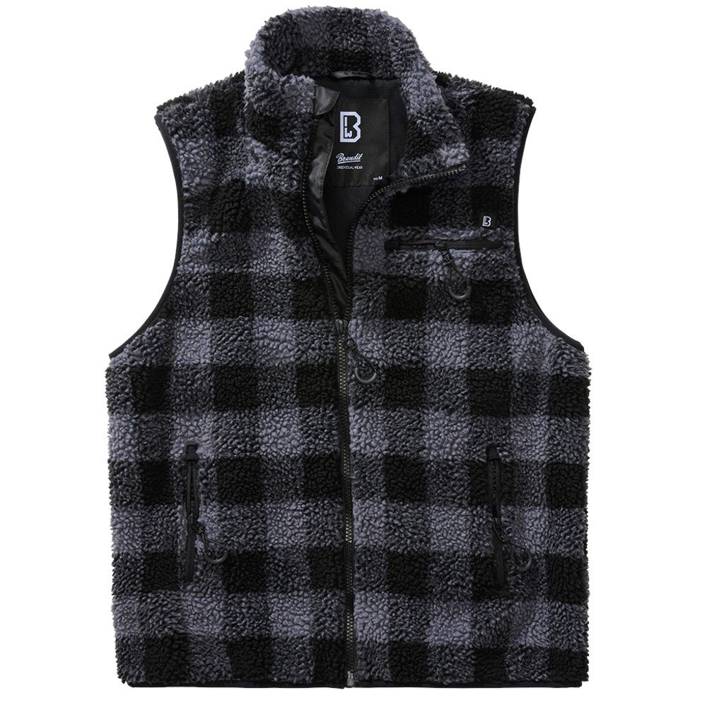 Купить Brandit 5025-28-L Жилет Teddy Черный  Black / Grey L 7ft.ru в интернет магазине Семь Футов