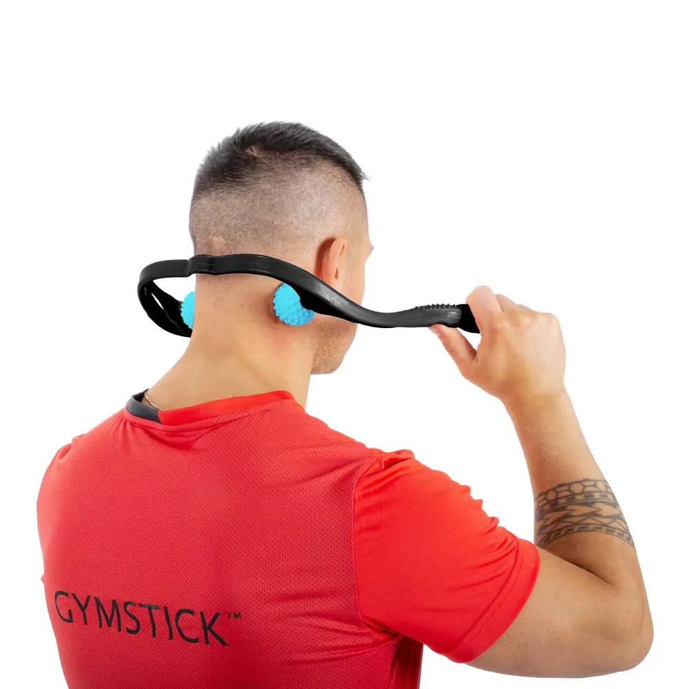 Купить Gymstick 72061 Активный крючок для самомассажа шеи Black / Blue 40x25x5 7ft.ru в интернет магазине Семь Футов