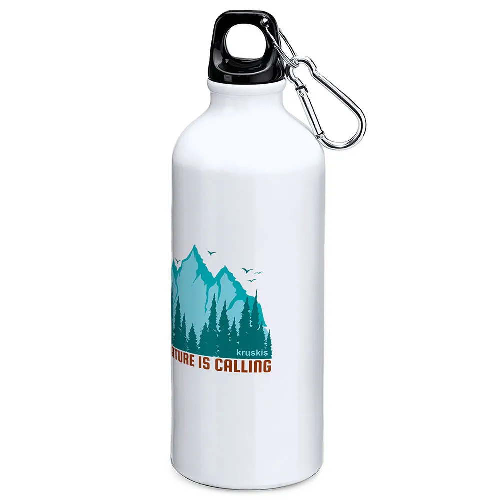 Купить Kruskis MD4049S101C374 Бутылка The Nature Is Calling 800ml  White 7ft.ru в интернет магазине Семь Футов