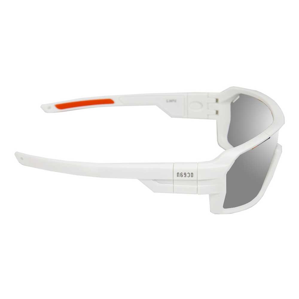 Купить Ocean sunglasses 3700.6X поляризованные солнцезащитные очки Chameleon Matte White White Strap/CAT3 7ft.ru в интернет магазине Семь Футов