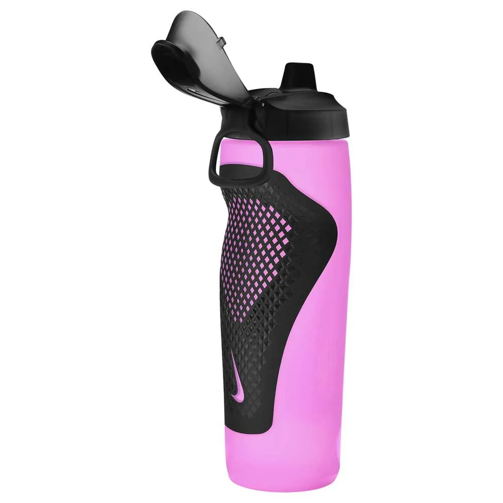 Купить Nike N100766863724 Refuel Locking Lid 24oz/700ml бутылка Розовый Pink / Black / Silver 7ft.ru в интернет магазине Семь Футов