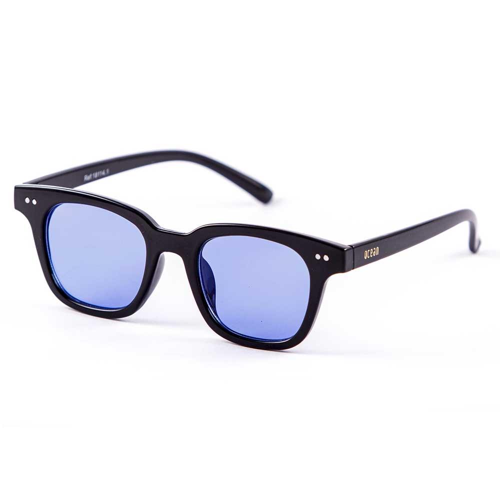 Купить Ocean sunglasses 18114.1 Солнцезащитные очки Soho Shiny Black Blue/CAT2 7ft.ru в интернет магазине Семь Футов