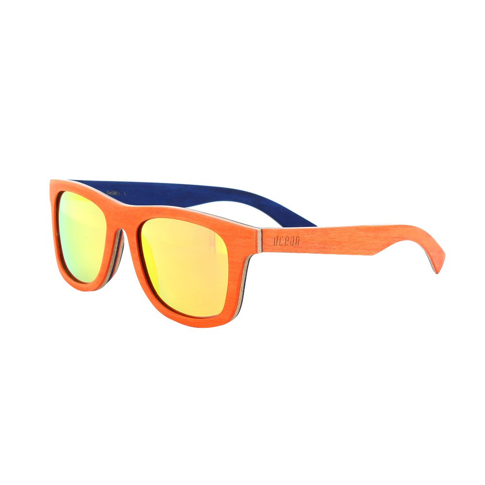 Купить Ocean sunglasses 54001.1 поляризованные солнцезащитные очки Venice Beach Wood Yellow 7ft.ru в интернет магазине Семь Футов