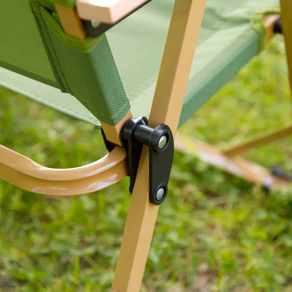 Купить Aktive 63066 стул Glamping 53x53x77 cm  Green / Brown 7ft.ru в интернет магазине Семь Футов