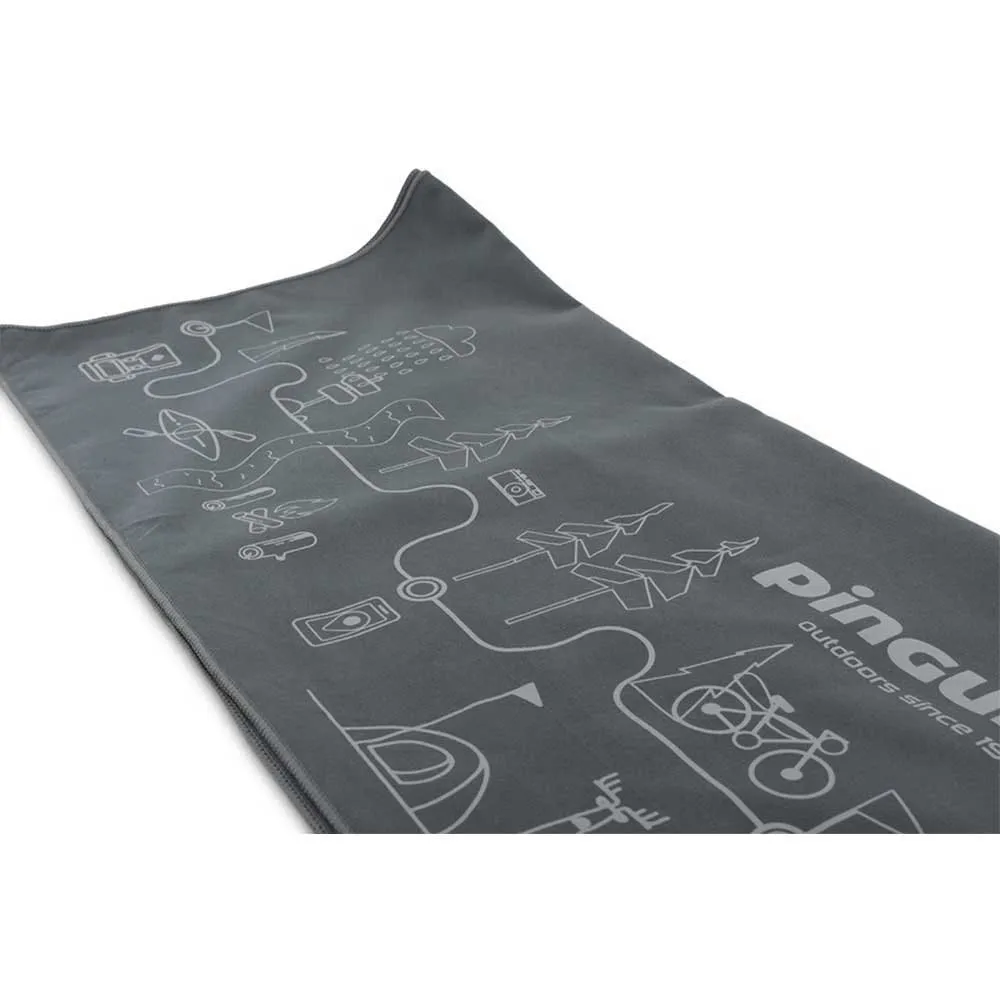 Купить Pinguin 8592638672084- полотенце Micro Map Серый  Grey 75 x 150 cm 7ft.ru в интернет магазине Семь Футов