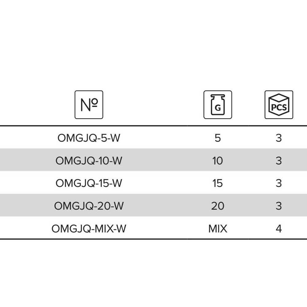 Купить Mikado OMGJQ-10-W Screw Jaws Quick Change Сменный поводок для джиг-головки 10 g 7ft.ru в интернет магазине Семь Футов