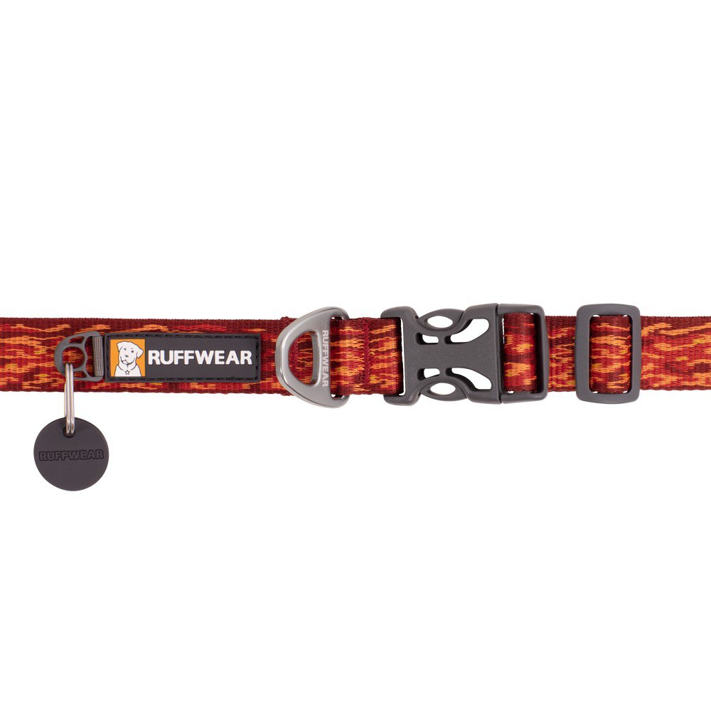 Купить Ruffwear 25204-9172026 Flat Out Собачий ошейник Красный Ember Distortion 51-66 cm 7ft.ru в интернет магазине Семь Футов