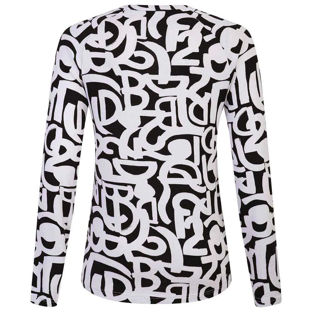Купить Dare2B dwu399-d5d-12 Базовый слой с длинным рукавом Exchange III Black & White Graffiti 20x10x5 7ft.ru в интернет магазине Семь Футов