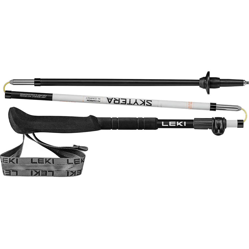Купить Leki 65520681 трости Skytera FX Carbon SL Compact  White / Black / Orange 100-120 cm 7ft.ru в интернет магазине Семь Футов