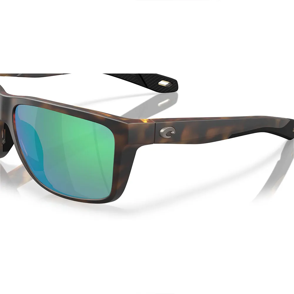 Купить Costa 06S9120-91200958 поляризованные солнцезащитные очки Broadbill ii Matte Tortoise 01 Green Mirror 580G/CAT3 7ft.ru в интернет магазине Семь Футов