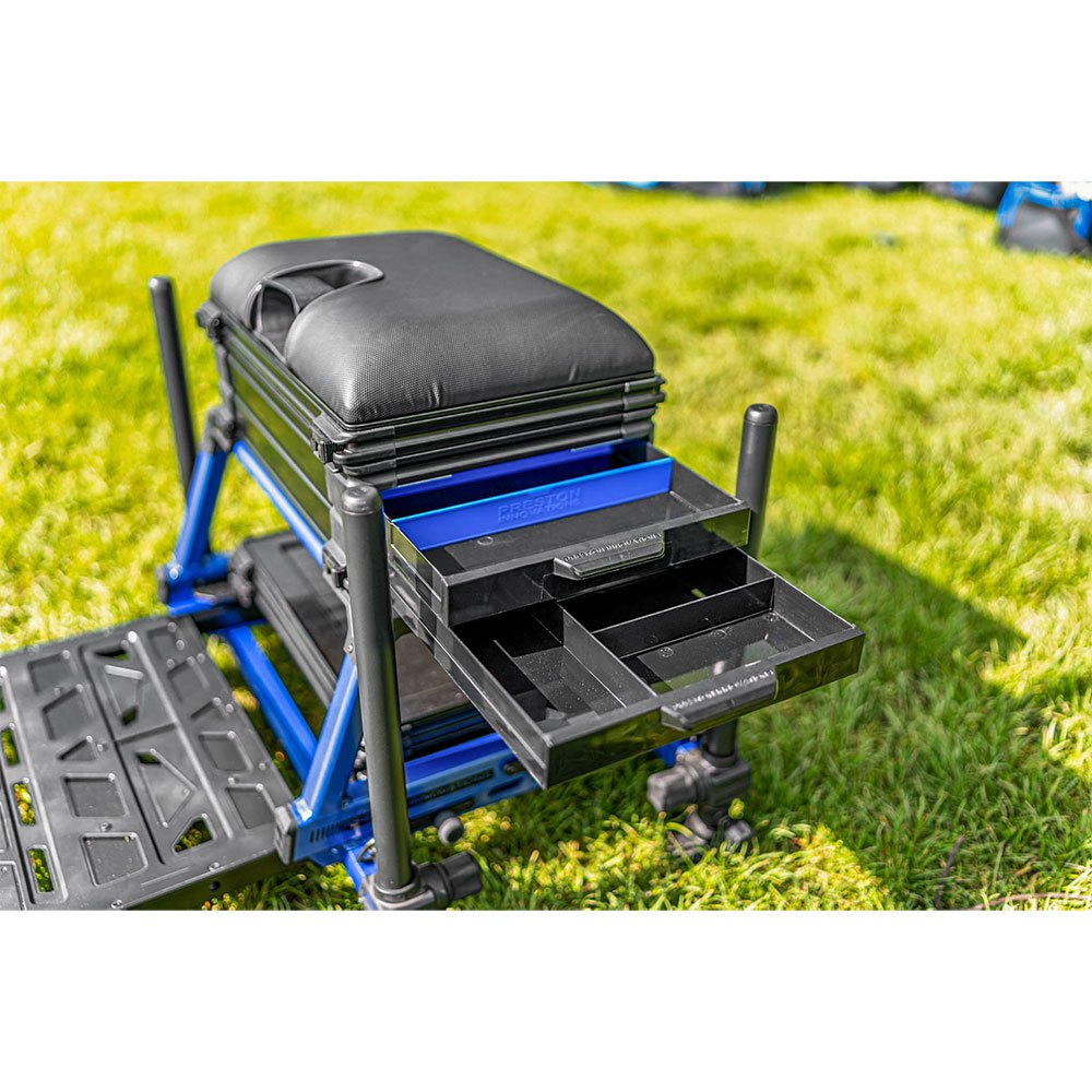 Купить Preston innovations P0120026 Inecption Blue Edition Сиденье Box Серебристый Black / Blue 7ft.ru в интернет магазине Семь Футов