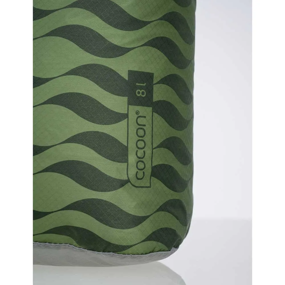 Купить Cocoon DBUL-8L-12 сухой мешок Ultralight 8L  Green Waves 7ft.ru в интернет магазине Семь Футов