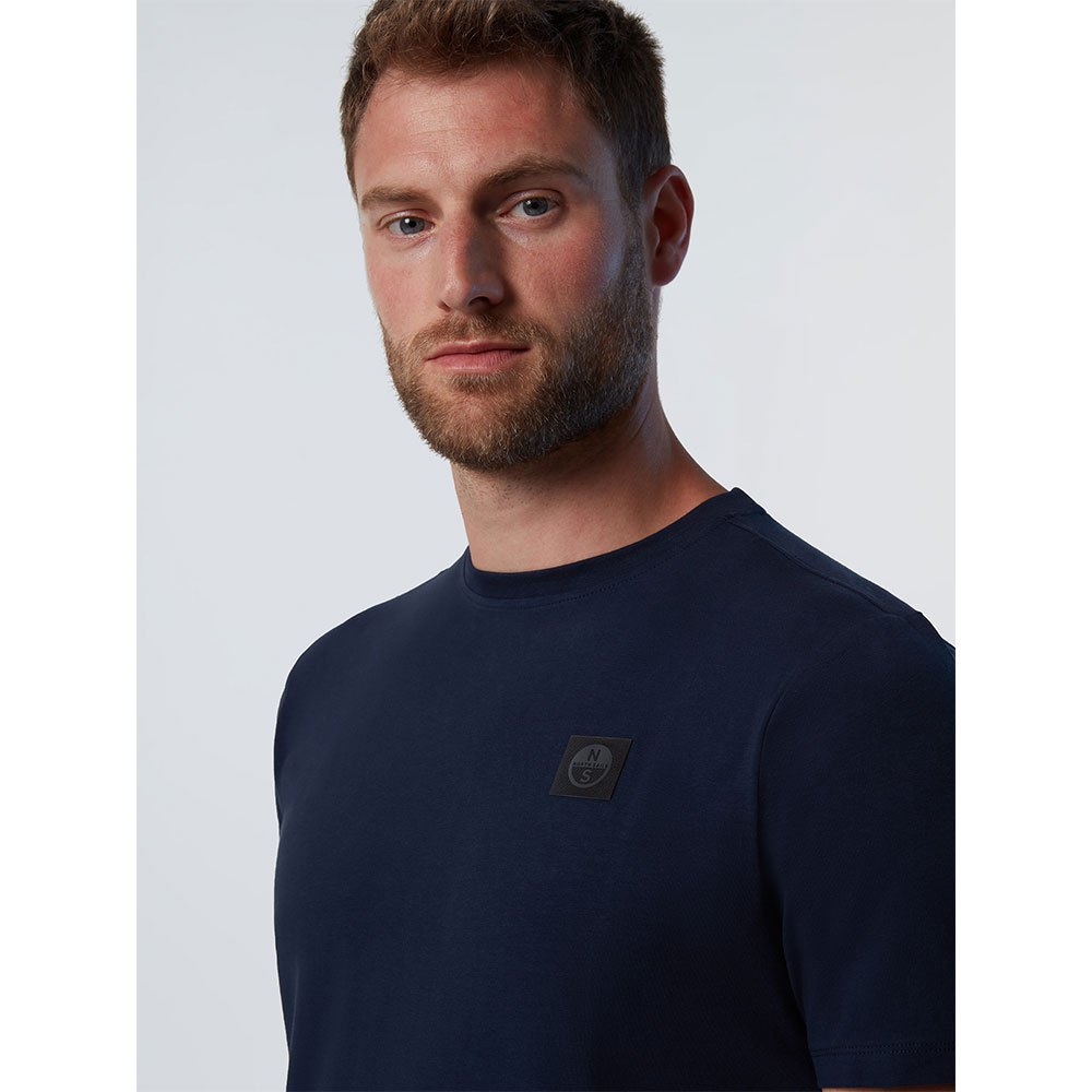 Купить North sails 692981-0802-S Футболка с коротким рукавом Basic Stretch Голубой Navy Blue S 7ft.ru в интернет магазине Семь Футов