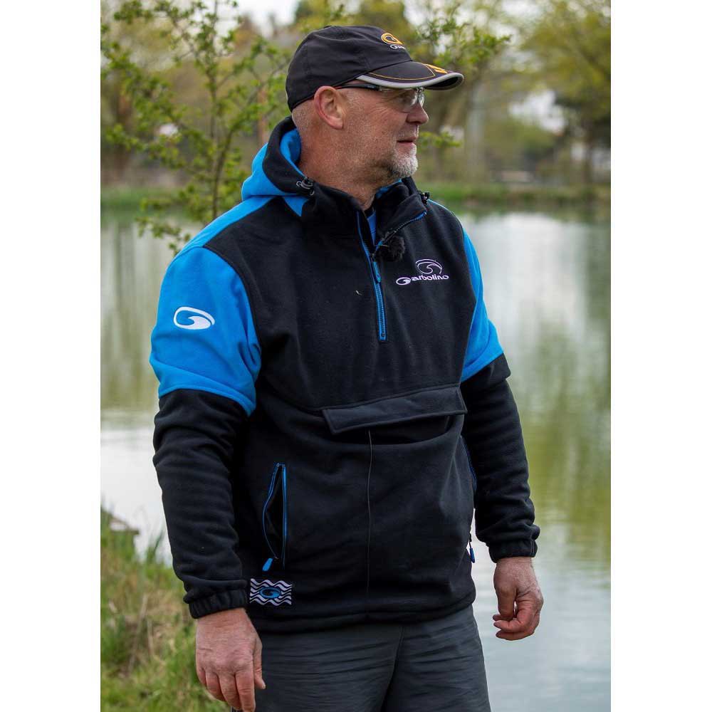 Купить Garbolino GOMCJ2456-2XL Флисовая кофта с полумолнией Match Windproof Черный Black / Blue 2XL 7ft.ru в интернет магазине Семь Футов