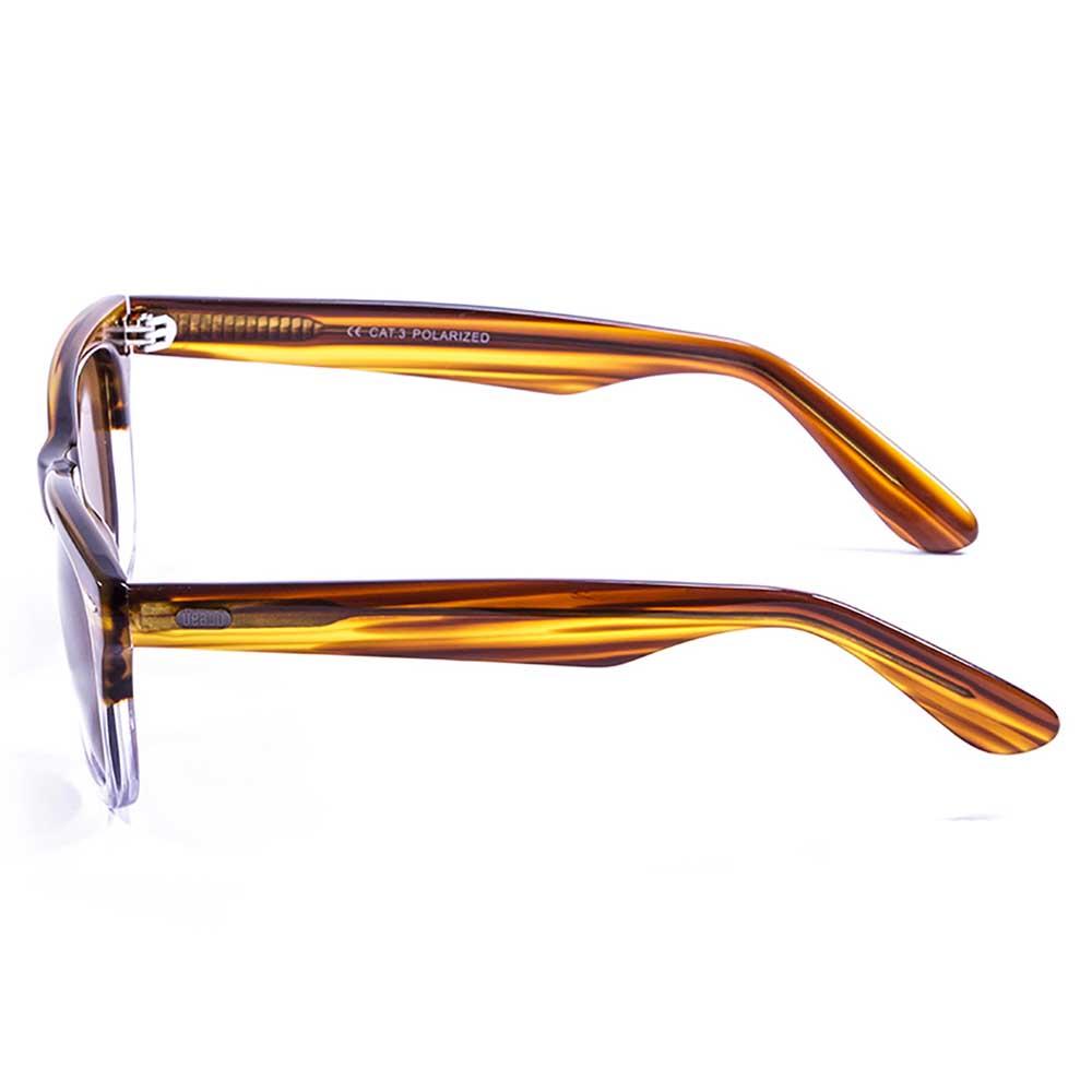 Купить Ocean sunglasses 59000.6 поляризованные солнцезащитные очки Lowers Frame Light Brown-White/Brown Frame Light Brown-White / Brown/CAT3 7ft.ru в интернет магазине Семь Футов
