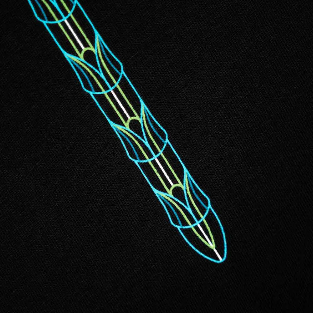 Купить Kumu 007530-00021-00700-00 Футболка с коротким рукавом Emperor Dragonfly Black 30x20x5 4XL 7ft.ru в интернет магазине Семь Футов