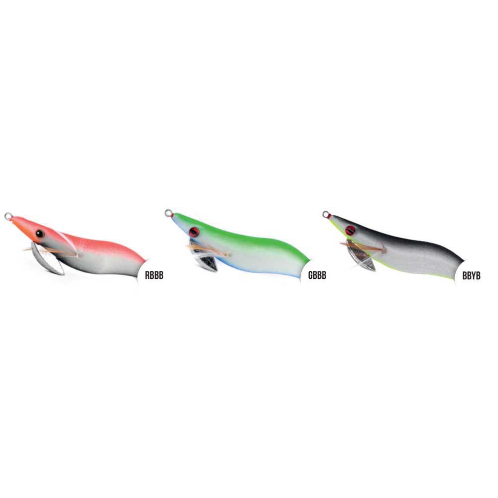 Купить Kabo squid D1300240 Fluo 3.0 Кальмар 100 mm 14g Многоцветный RBBB 7ft.ru в интернет магазине Семь Футов