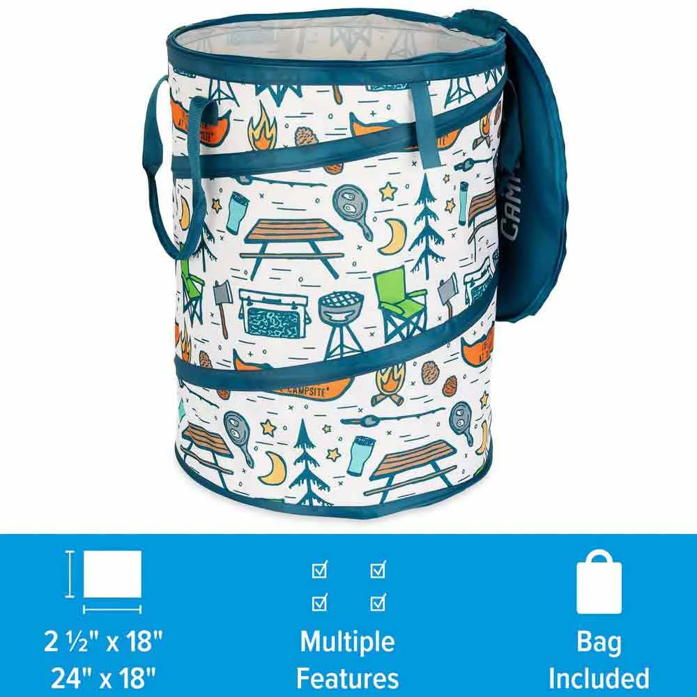 Купить Camco 17-42997 подвесная корзина Pop Up Utility  Multicolour / Campsite 45.72 x 60.96 cm 7ft.ru в интернет магазине Семь Футов