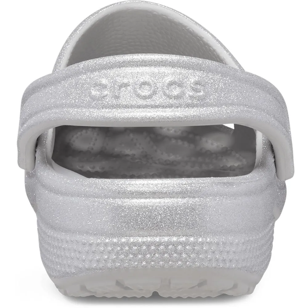 Купить Crocs 205942-0ic-m4/w6 Деревянные башмаки Classic Glitter Silver Glitter 35x25x15 EU 36 7ft.ru в интернет магазине Семь Футов