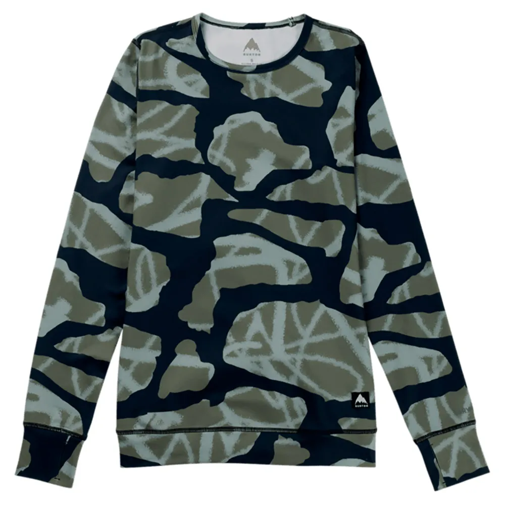 Купить Burton 102591be3urg-xs Базовый слой с длинным рукавом Midweight Crew Graffiti Camo 30x25x2 7ft.ru в интернет магазине Семь Футов