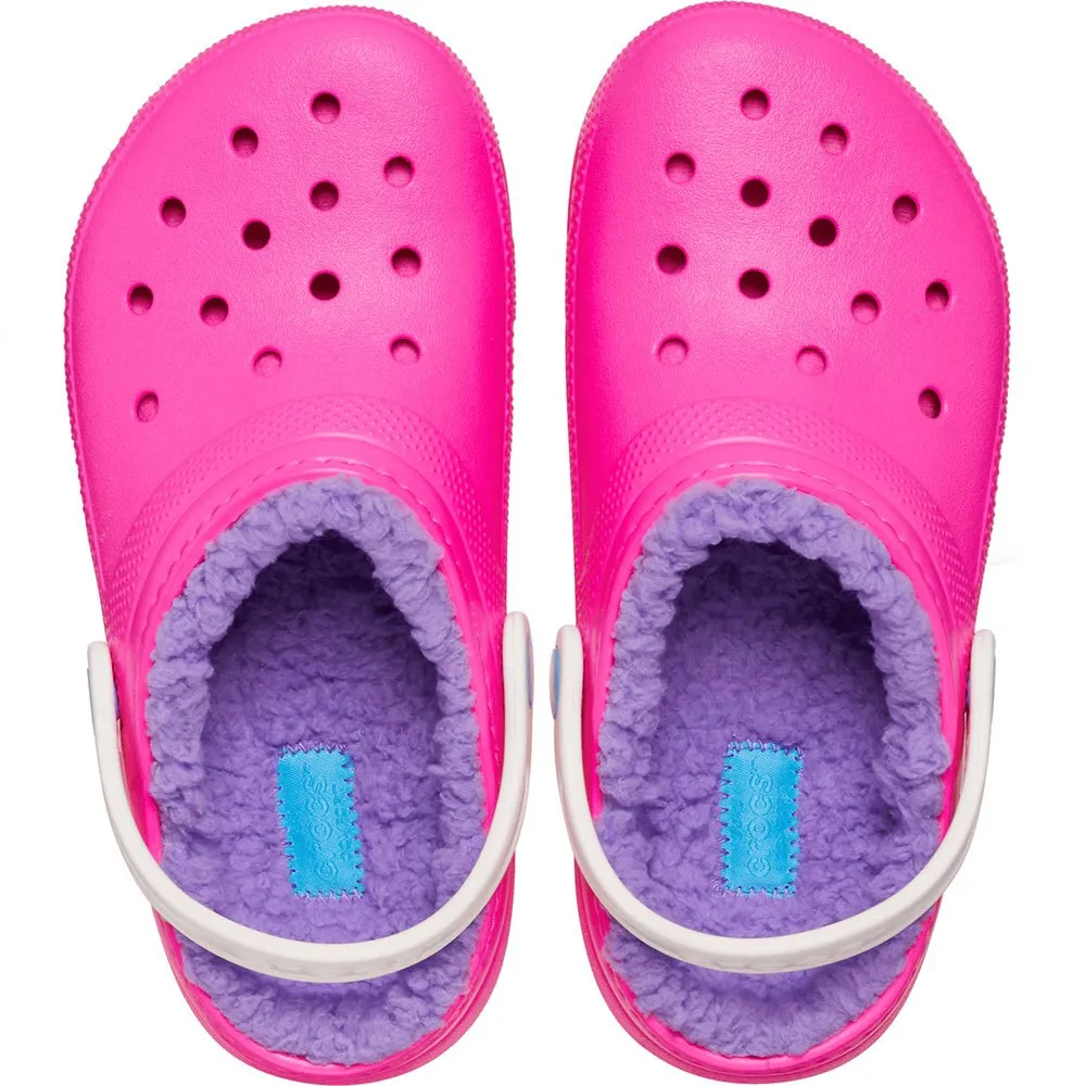 Купить Crocs 207010-6tx-c11 Деревянные башмаки Classic Lined Pink Crush / Multi 35x25x15 EU 28 7ft.ru в интернет магазине Семь Футов