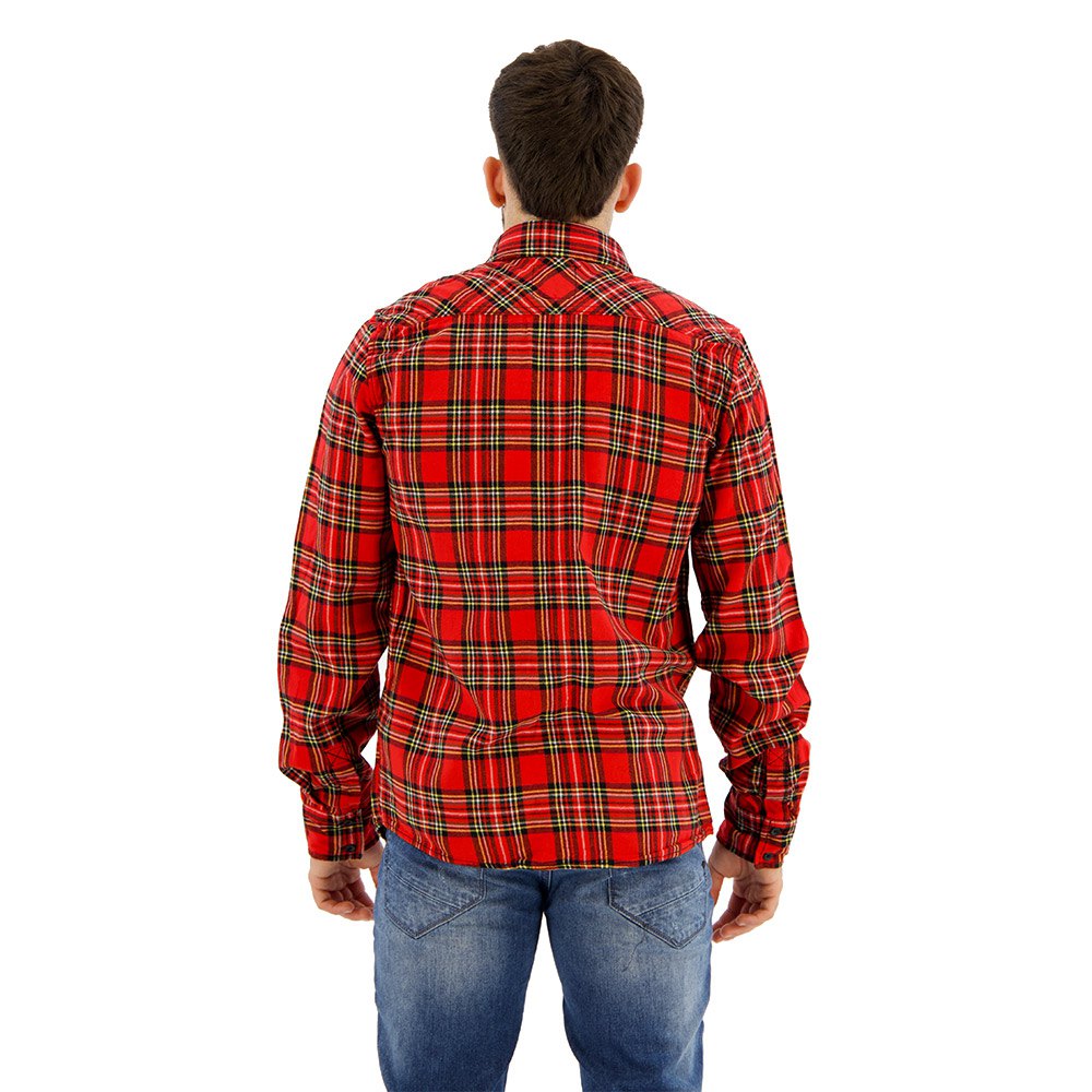 Купить Brandit 4002-47-6XL Рубашка с длинным рукавом Check Красный Tartan 6XL 7ft.ru в интернет магазине Семь Футов