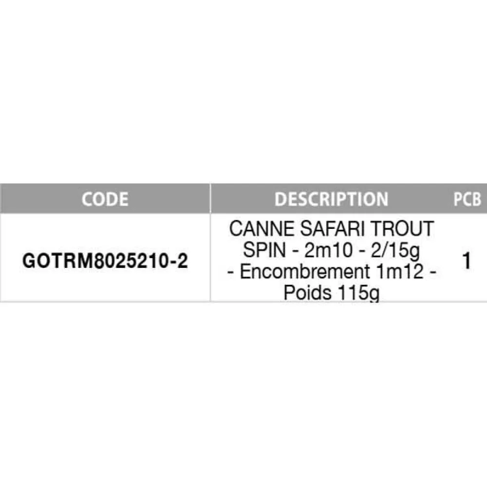 Купить Garbolino GOTRM8025180-2 спиннинговое удилище Safari Trout Grey / Green 1.80 m 7ft.ru в интернет магазине Семь Футов