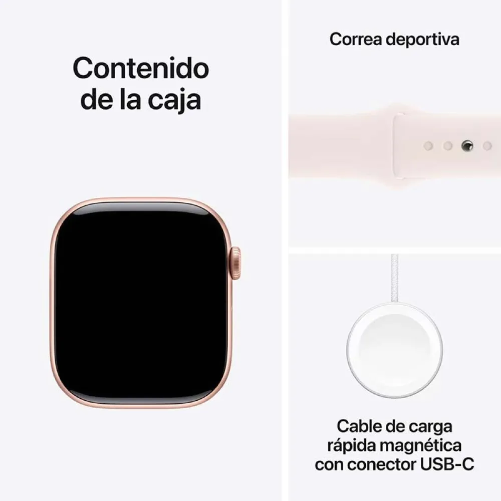 Купить Apple mwwu3qc/a 10 GPS M/L smartwatch Pink Gold 22x14x6 7ft.ru в интернет магазине Семь Футов