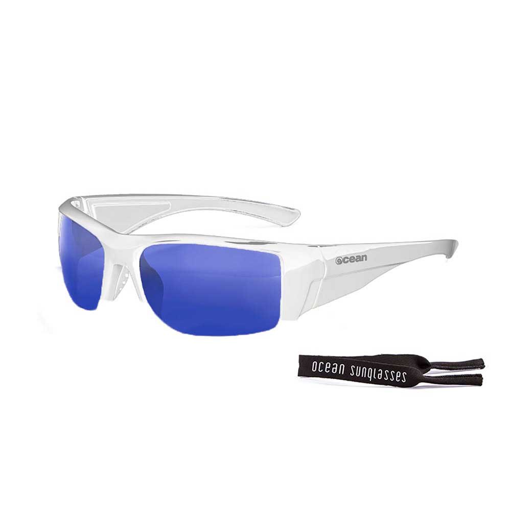 Купить Ocean sunglasses 3501.2 поляризованные солнцезащитные очки Guadalupe Shiny White / Blue 7ft.ru в интернет магазине Семь Футов