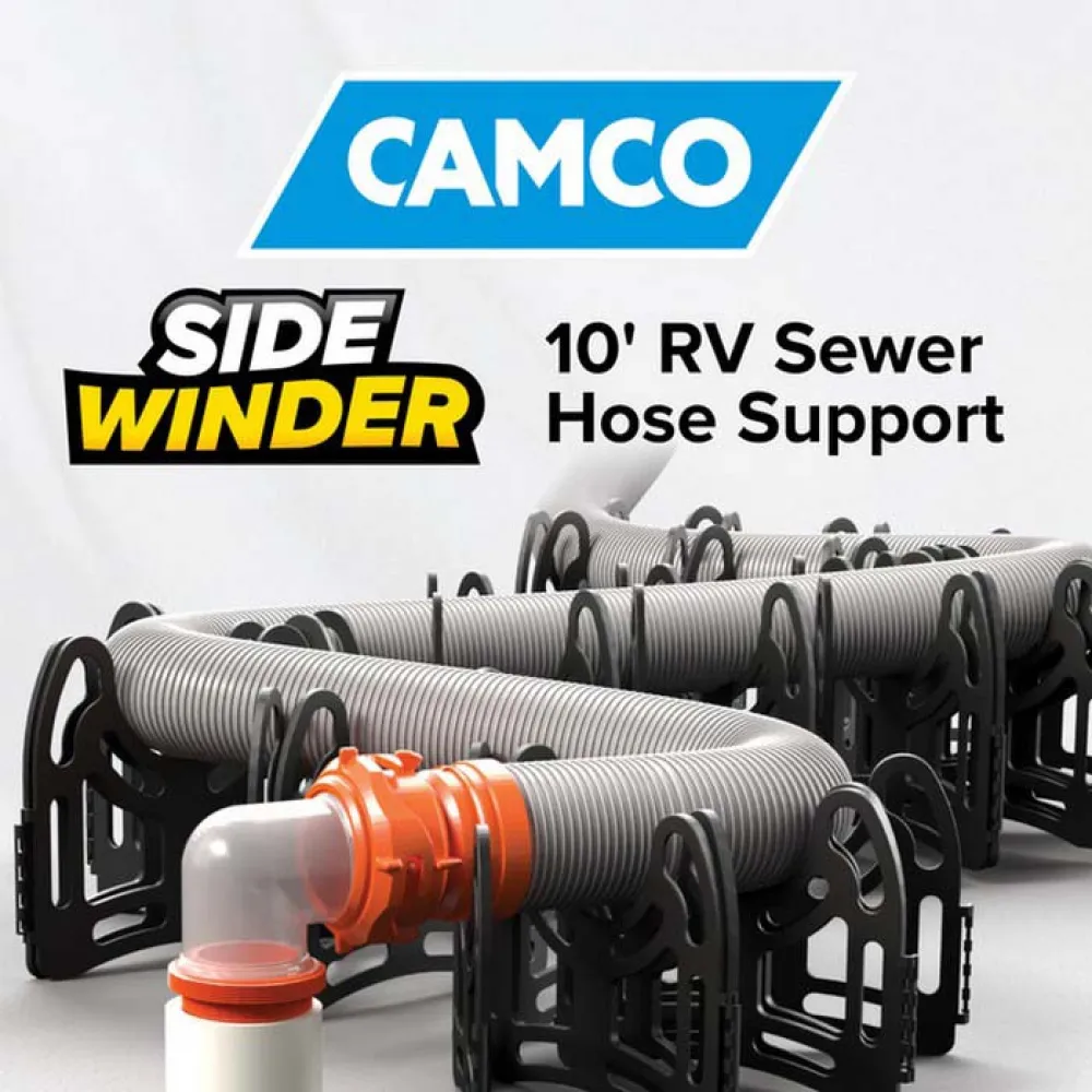 Купить Camco 17-43061 Держатель для шланга Sidewinder Black 22x25x37 9.14 m 7ft.ru в интернет магазине Семь Футов