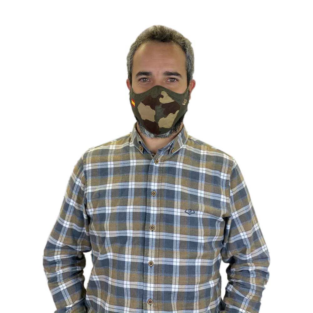 Купить Pasion morena 450063404 Точечная маска для лица Зеленый Camo L 7ft.ru в интернет магазине Семь Футов