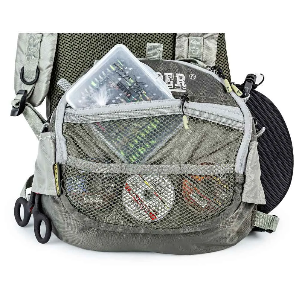 Купить Traper fly 81356 Жилет Active Chest Pack Серый  Grey 7ft.ru в интернет магазине Семь Футов