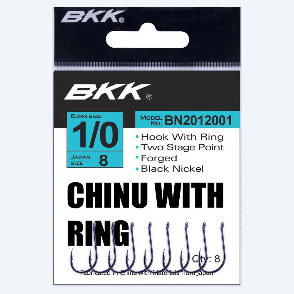 Купить BKK AKBN0223 Chinu-R Diamond Крюк Голубой  Black Nickel 3/0 7ft.ru в интернет магазине Семь Футов