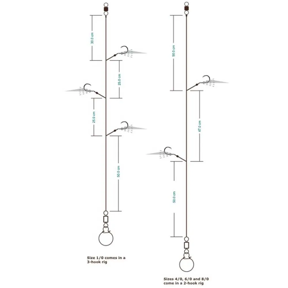 Купить BKK AKBW1414 Sabiki rig HF B1 Y Tang Glow  YT 1/0 7ft.ru в интернет магазине Семь Футов