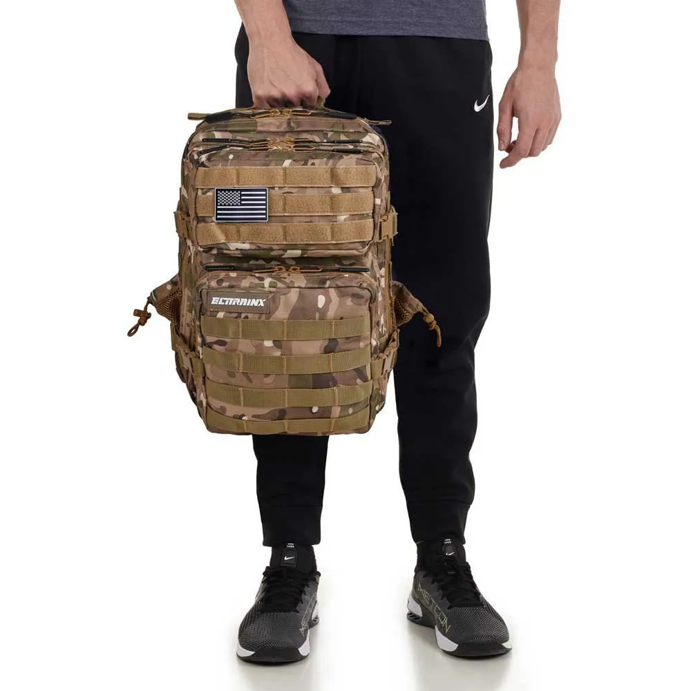 Купить Elitex training X001NNCXQZ 25L Тактический рюкзак Коричневый Camouflage 7ft.ru в интернет магазине Семь Футов