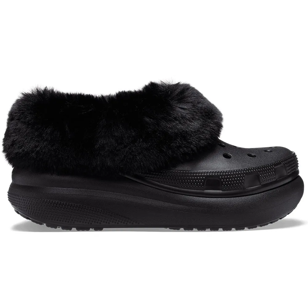 Купить Crocs 208446-00-m3/w5 Деревянные башмаки Furever Crush Black 35x25x15 EU 34 7ft.ru в интернет магазине Семь Футов