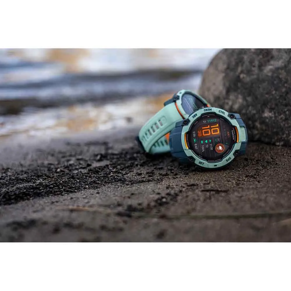Купить Garmin 010-03020-01 Часы Instinct 3 50 mm Amoled Зеленый  Green / Grey 7ft.ru в интернет магазине Семь Футов