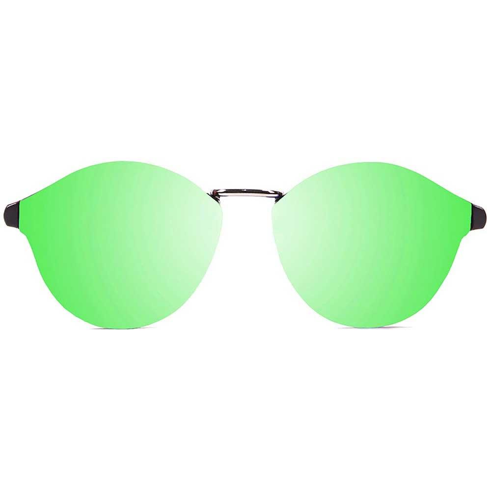 Купить Ocean sunglasses 10308.1 поляризованные солнцезащитные очки Loiret Matte Brown Strips Green Revo Flat/CAT3 7ft.ru в интернет магазине Семь Футов
