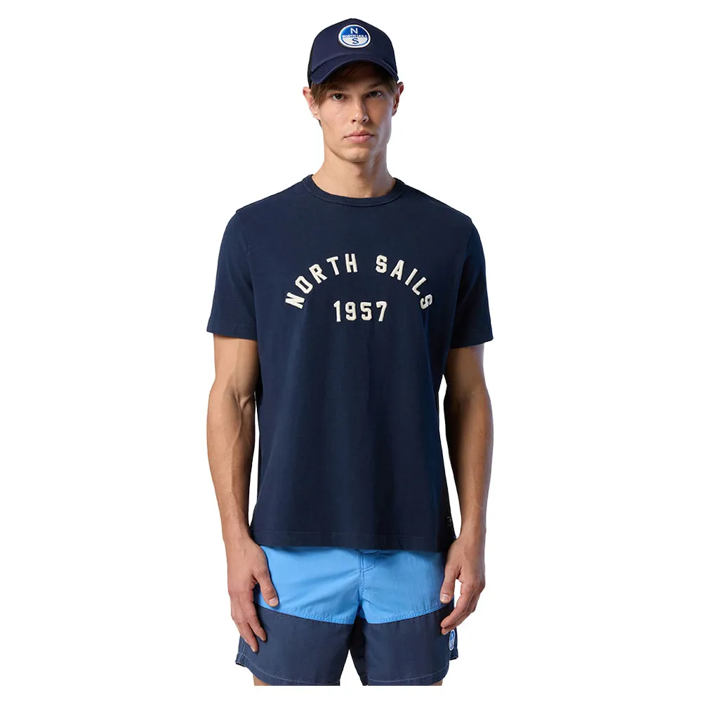 Купить North sails 693047-0802-XXL Футболка с коротким рукавом Graphic 693047 Голубой Navy Blue 2XL 7ft.ru в интернет магазине Семь Футов