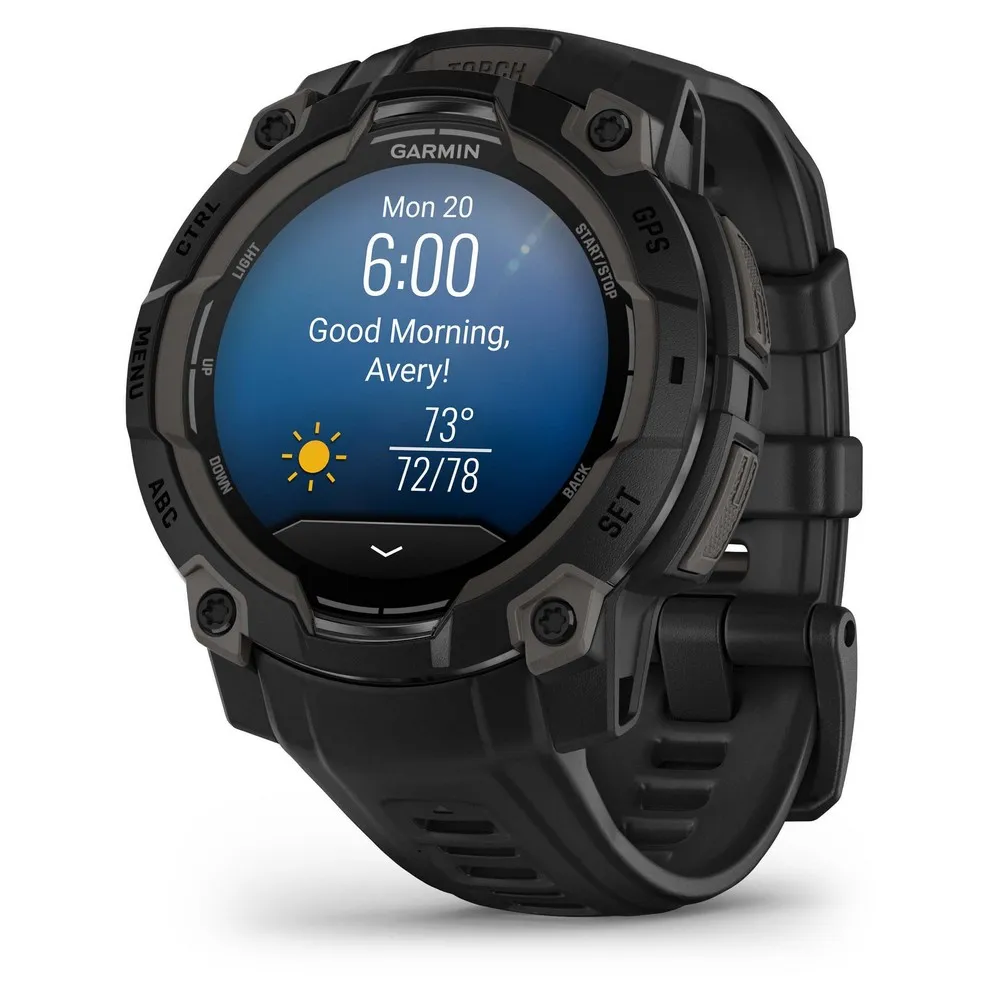 Купить Garmin 010-02936-00 Часы Instinct 3 45 mm Amoled  Black / Black 7ft.ru в интернет магазине Семь Футов