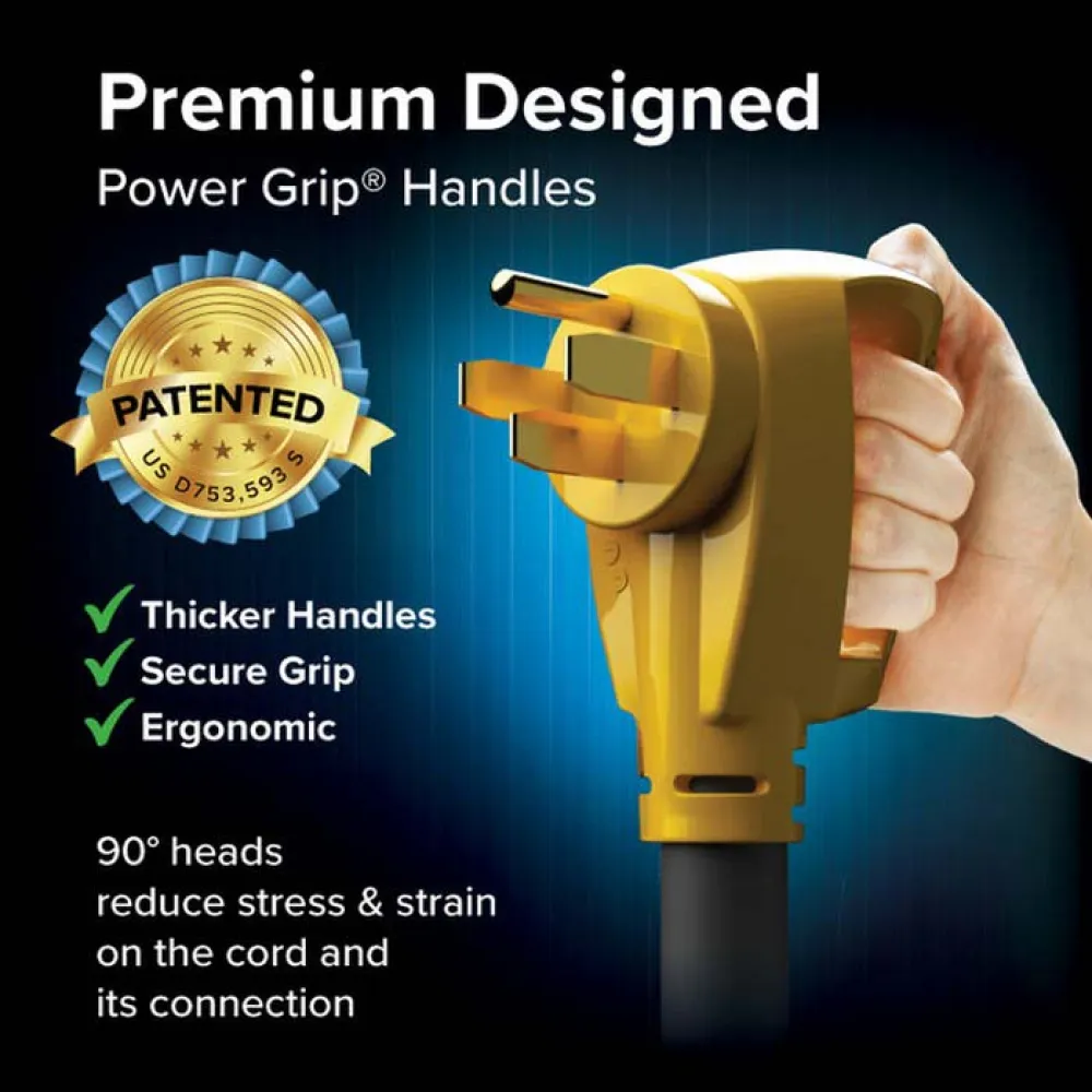Купить Camco 17-55195 Удлинитель Power Grip 9.14 m  Black 50A 7ft.ru в интернет магазине Семь Футов