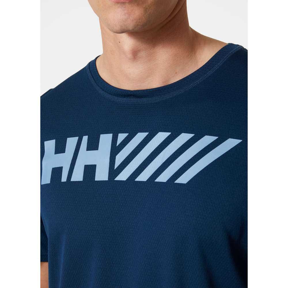 Купить Helly hansen 48498_584-XL Футболка с коротким рукавом Lifa Tech Graphic Голубой Ocean XL 7ft.ru в интернет магазине Семь Футов