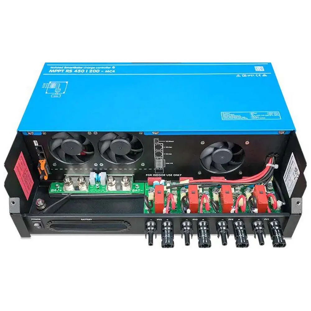 Купить Victron energy scc145120512 Контроллер заряда SmartSolar MPPT RS 450/200 MC4 Blue 50x45x15 487 x 434 x 146 mm 7ft.ru в интернет магазине Семь Футов