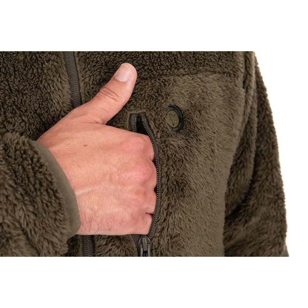 Купить Fox international CFX465 Толстовка на молнии HD Premium Khaki XL 7ft.ru в интернет магазине Семь Футов