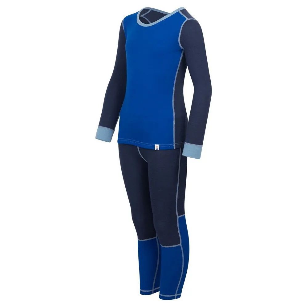 Купить Trollkids 644-105-152 Комплект термобелья с длинным рукавом Merino II Royal Blue / Navy 30x22x4 152 cm 7ft.ru в интернет магазине Семь Футов