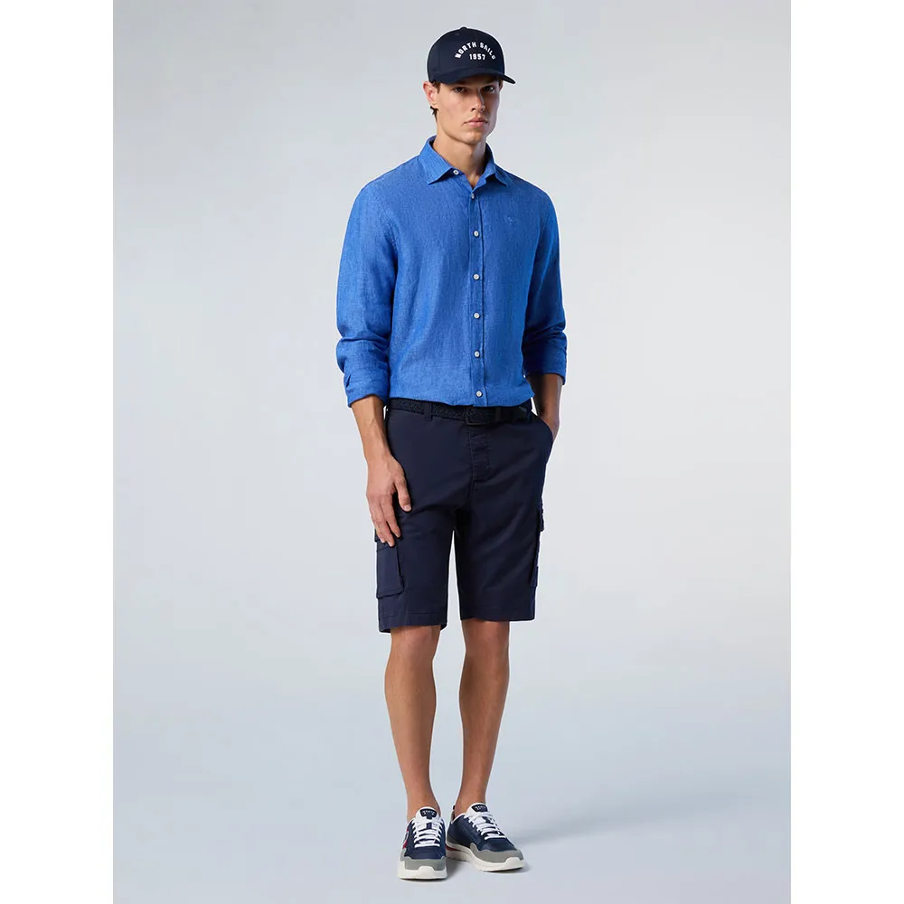 Купить North sails 664368-0837-XXL Рубашка с длинным рукавом 664368 Голубой Beacoup Blue 2XL 7ft.ru в интернет магазине Семь Футов